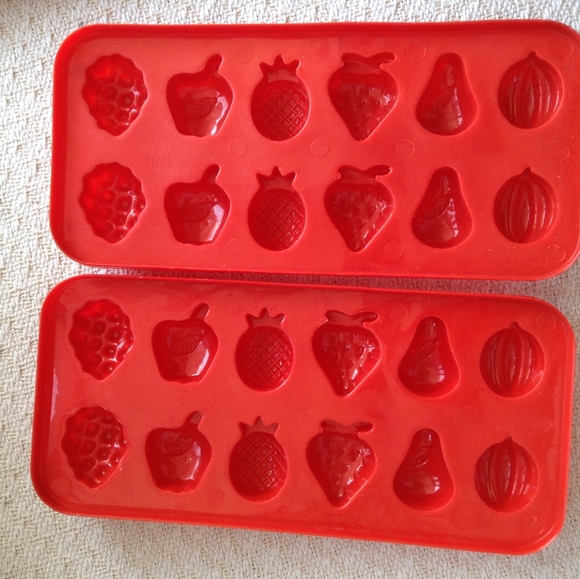 Fruit shaped ice trays